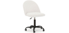 Buy Upholstered Office Chair - Bouclé - Bennett White 61271 in the United Kingdom