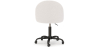 Buy Upholstered Office Chair - Bouclé - Bennett White 61271 - in the UK
