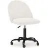 Buy Upholstered Office Chair - Bouclé - Bennett White 61271 in the United Kingdom