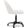 Buy Upholstered Office Chair - Bouclé - Bennett White 61271 in the United Kingdom