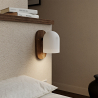 Buy Wooden and Metal Wall Sconce - Lura Brown 61274 in the United Kingdom