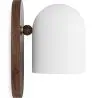 Buy Wooden and Metal Wall Sconce - Lura Brown 61274 - in the UK