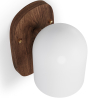 Buy Wooden and Metal Wall Sconce - Lura Brown 61274 with a guarantee