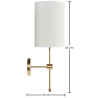Buy Gold Metal Wall Sconce - Vintage - Greis Gold 61275 at MyFaktory