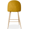 Buy Fabric Upholstered Stool - Scandinavian Design - 63cm  - Bennett Yellow 61276 - in the UK