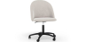 Buy Upholstered Office Chair - Velvet - Bennet Beige 61272 in the United Kingdom
