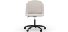 Buy Upholstered Office Chair - Velvet - Bennet Beige 61272 - in the UK