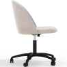 Buy Upholstered Office Chair - Velvet - Bennet Beige 61272 home delivery