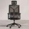 Buy Ergonomic Office Chair with Wheels and Armrests - Retor Black 61279 - in the UK