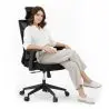 Buy Ergonomic Office Chair with Wheels and Armrests - Retor Black 61279 at MyFaktory