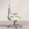 Buy Ergonomic Office Chair with Wheels and Armrests - Techas Green 61281 - in the UK