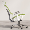 Buy Ergonomic Office Chair with Wheels and Armrests - Techas Green 61281 - prices