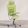 Buy Ergonomic Office Chair with Wheels and Armrests - Techas Green 61281 in the United Kingdom