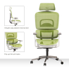 Buy Ergonomic Office Chair with Wheels and Armrests - Techas Green 61281 in the United Kingdom