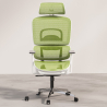 Buy Ergonomic Office Chair with Wheels and Armrests - Techas Green 61281 - in the UK