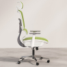 Buy Ergonomic Office Chair with Wheels and Armrests - Techas Green 61281 in the United Kingdom