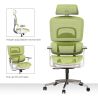 Buy Ergonomic Office Chair with Wheels and Armrests - Techas Green 61281 at MyFaktory