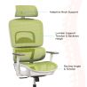 Buy Ergonomic Office Chair with Wheels and Armrests - Techas Green 61281 in the United Kingdom