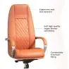 Buy Ergonomic Office Chair with Wheels and Armrests - Studio Brown 61282 at MyFaktory