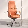 Buy Ergonomic Office Chair with Wheels and Armrests - Studio Brown 61282 - in the UK