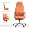 Buy Ergonomic Office Chair with Wheels and Armrests - Studio Brown 61282 in the United Kingdom
