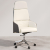 Buy Ergonomic Office Chair with Wheels and Armrests - Vista White 61283 in the United Kingdom