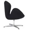 Buy Armchair with armrests - Fabric upholstery - Svinia Black 13662 in the United Kingdom