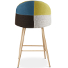 Buy Patchwork Upholstered Stool - Scandinavian Style - 66cm - Bennett  Multicolour 61293 with a guarantee