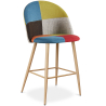 Buy Patchwork Upholstered Stool - Scandinavian Style - 63cm - Bennett  Multicolour 61293 - prices