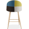 Buy Patchwork Upholstered Stool - Scandinavian Style - 63cm - Bennett  Multicolour 61293 in the United Kingdom