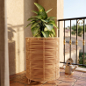 Buy Round Floor Planter - Boho Style - 46 CM - Waral Natural 61238 - prices