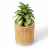 Buy Round floor planter boho - 28 cm - Waral Natural 61239 home delivery