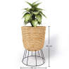 Buy Round Floor Planter - Boho Style - 46 CM - Pert Natural 61241 in the United Kingdom