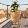 Buy Round Floor Planter - Boho Style - 46 CM - Pert Natural 61241 - prices