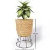 Buy Round Floor Planter - Boho Style - 46 CM - Pert Natural 61241 at MyFaktory