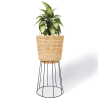 Buy Round Floor Planter - Boho Style - 65 CM - Pert Natural 61242 home delivery