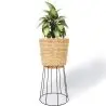 Buy Round Floor Planter - Boho Style - 65 CM - Pert Natural 61242 - in the UK