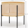 Buy Pot de Sol Rond - Style Boho - Etnica Natural 61243 with a guarantee