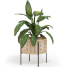 Buy Pot de Sol Rond - Style Boho - Etnica Natural 61243 with a guarantee