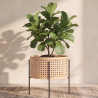 Buy Pot de Sol Rond - Style Boho - Etnica Natural 61243 at MyFaktory