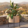 Buy Pot de Sol Rond - Style Boho - Etnica Natural 61243 in the United Kingdom
