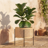Buy Pot de Sol Rond - Style Boho - Etnica Natural 61243 at MyFaktory
