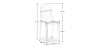 Buy Dining chair Victoire  Design Transparent Transparent 16458 with a guarantee