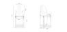 Buy Dining chair Victoire  Design Transparent Transparent 16458 with a guarantee