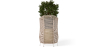Buy Round Floor Planter - Boho Style - Gremah Natural 61246 - in the UK