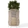 Buy Round Floor Planter - Boho Style - Gremah Natural 61246 at MyFaktory