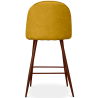 Buy Fabric Upholstered Stool - Scandinavian Design - 63cm - Bennett Yellow 61284 - in the UK