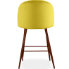 Buy Velvet Upholstered Stool - Scandinavian Design - 66cm -  Bennett Yellow 61287 with a guarantee