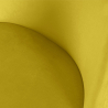 Buy Velvet Upholstered Stool - Scandinavian Design - Bennett Yellow 61287 home delivery