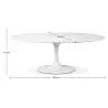 Buy Tulipa Table - Marble - 199 cm Marble 15419 home delivery